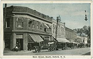 Oxford, North Carolina in 1925