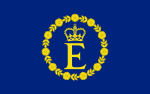 Personal flag of Queen Elizabeth II (rectangular)
