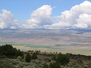 Grass Valley and the Sevier Plateau from SR-25