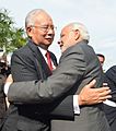 Prime Minister Narendra Modi with PM Najib Razak of Malaysia (3)