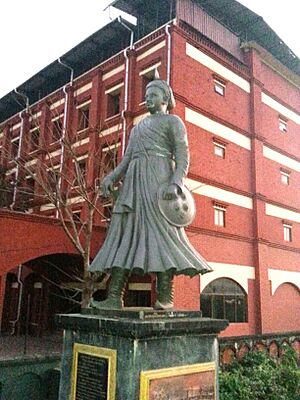 Raja Kesava Das Statue in Alleppey - Changanassery Road @ Changananassery Junction