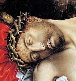 Rogier van der Weyden - Deposition (detail) - WGA25580