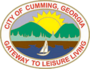 Official seal of Cumming, Georgia