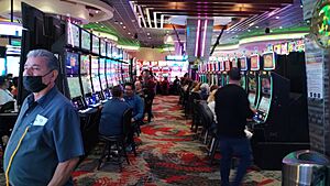 Speaking Rock Casino interior, April 2023