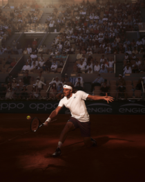 Stefanos Tsitsipas at the French Open 2021