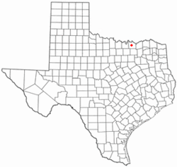 Location of Southmayd, Texas