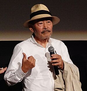 Tatsuya Fuji (藤竜也) speaking at Metrograph (cropped).jpg