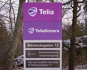 Telia Larsboda skylt 2012