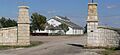 Trego County fairgrounds exhibit bldg through gates1