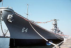 USS Wisconsin (BB-64) decommissioning