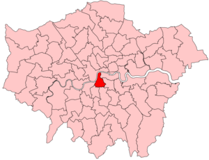 Vauxhall and Camberwell Green 2023 Constituency.svg