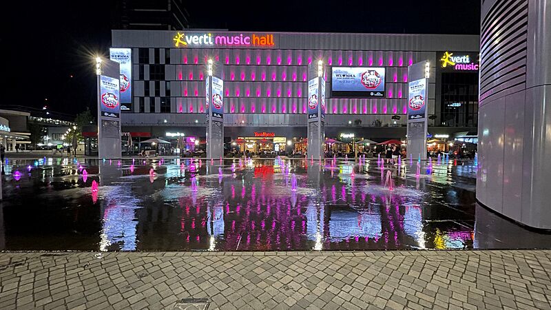 Verti Music Hall by night