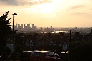 View west from Shooter's Hill