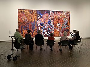 Viewers of the Know My Name exhibition