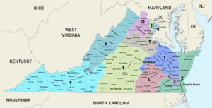 Virginia Congressional Districts, 118th Congress