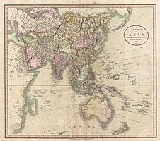 1806 Cary Map of Asia, Polynesia, and Australia - Geographicus - Asia-cary-1806