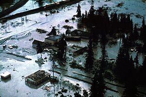 1964 Alaska Quake Portage Townsite
