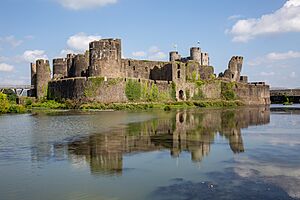 20210904 Caerphilly Castle south-0021