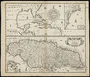 A generall mapp of the continent and islands which bee adjacent to Jamaica ; A new mapp of the Island of Jamaica (8642358975)