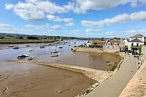 A quintessential view of Topsham, Devon