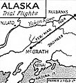 Air Routes in Alaska in 1925