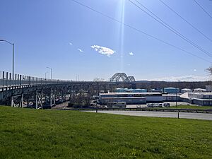 Arrigoni Bridge from Portland, 2022-4-15
