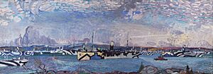Arthur Lismer - Convoy in Bedford Basin (CWM 19710261-0344)
