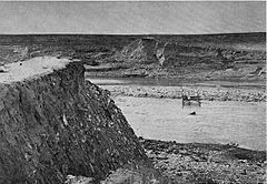 Avalon Dam after flood of October 1904