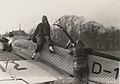 Aviator with Junkers Juinor sports plane