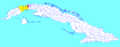 Bauta (Cuban municipal map)