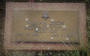 Billy Dixon grave stone