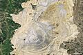 Bingham Canyon Mine Satellite image before Landslide