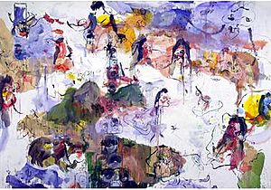 Brad Kahlhamer Loser + Clark, 1999, Oil on Canvas, 16 x 14 inches