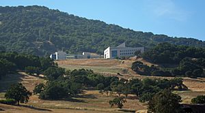 Buck Institute for Research on Aging, Novato, California -- campus, as seen from Hwy 101