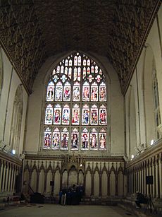 Canterbury - Glasfenster im Kapitelsaal der Kathedrale von Canterbury
