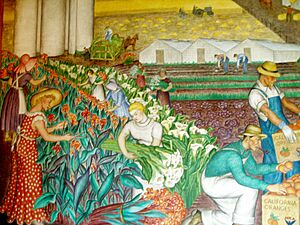 Coit Mural Agriculture