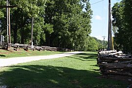 College Avenue in Cane Hill, Arkansas