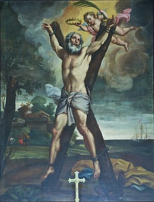 Crucifixion saint andrew