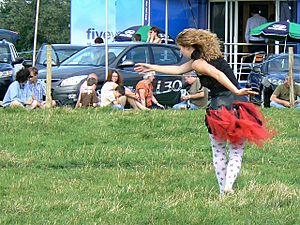 Dancer at the Cricklade Show, Cricklade - geograph.org.uk - 537405