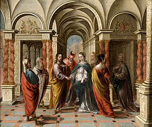 Desposorios de la Virgen (Matías de Arteaga)