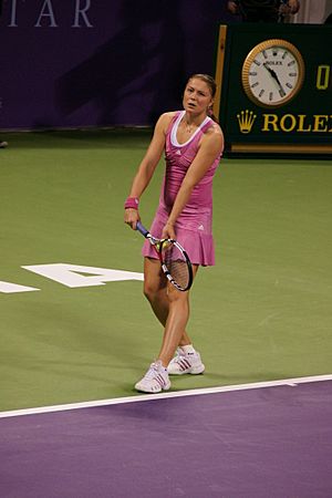 Dinara Safina at the 2008 WTA Tour Championships3.jpg