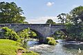 Ellastone Bridge over the River Dove