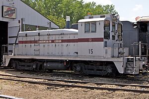 Ex-Commonwealth Edison SW1 locomotive 15 at IRM (2010).jpg
