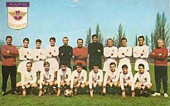 FC Rapid Bucuresti - group photo 1966-67