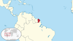 French Guiana in its region