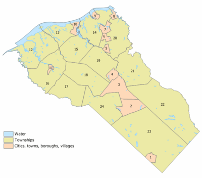 Gloucester County, New Jersey Municipalities