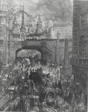 Gustave Doré - Ludgate Hill
