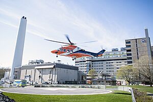 Heliport at Kingston General Hospital site