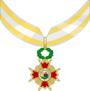 Insignia of the Commander Grade of the Order of Isabella the Catholic.svg