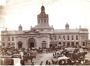 Kingston City Hall & Market Square ca. 1900